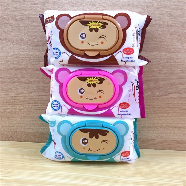 Khăn ướt không mùi LOVE SKY size nhỏ