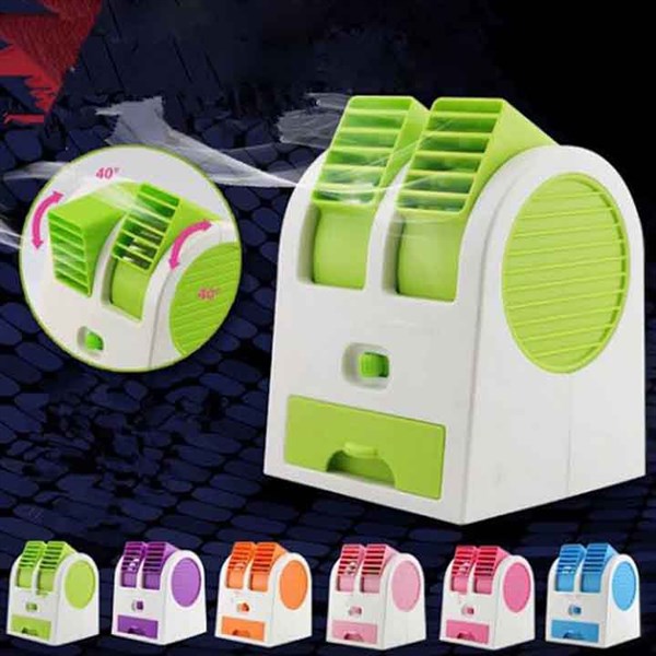 quạt nước đá 2 cửa mini