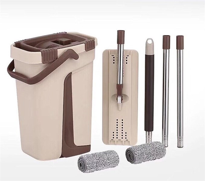 Thùng lau nhà tự vắt 2 ngăn size trung cao cấp full box