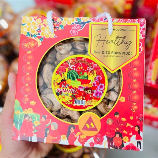 Hạt điều hộp tết 350g
