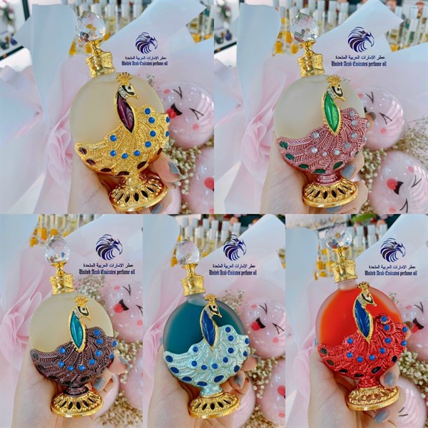 Tinh dầu Dubai con công 30ml hộp đẹp