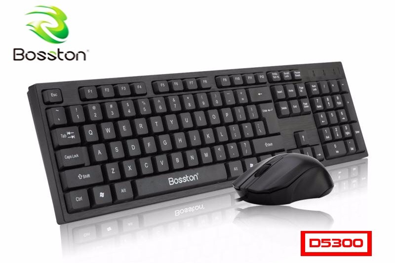 Combo bàn phím có dây Bosston D5300