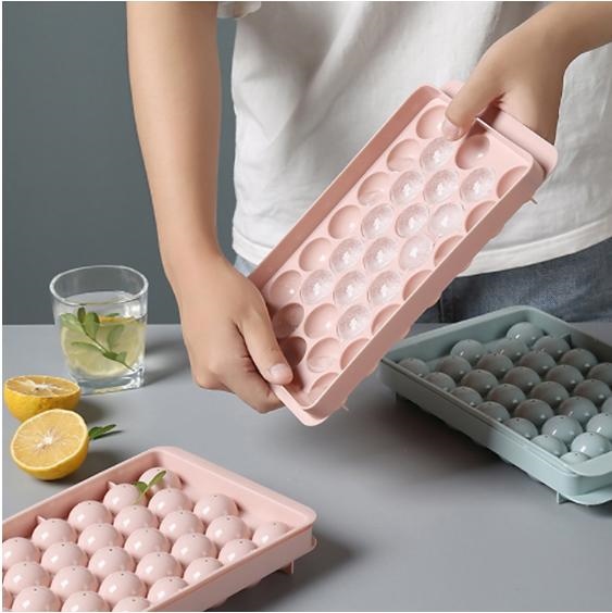 Khay đá tròn 33 viên size lớn