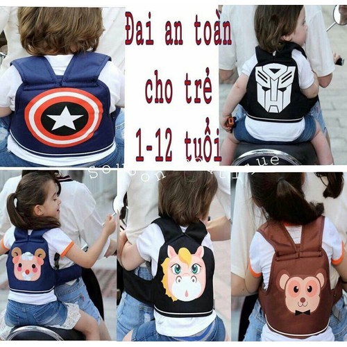Đai cho bé đi xe máy loại dày