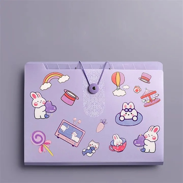 cặp tài liệu khóa dây rút kèm sticker khổ a4