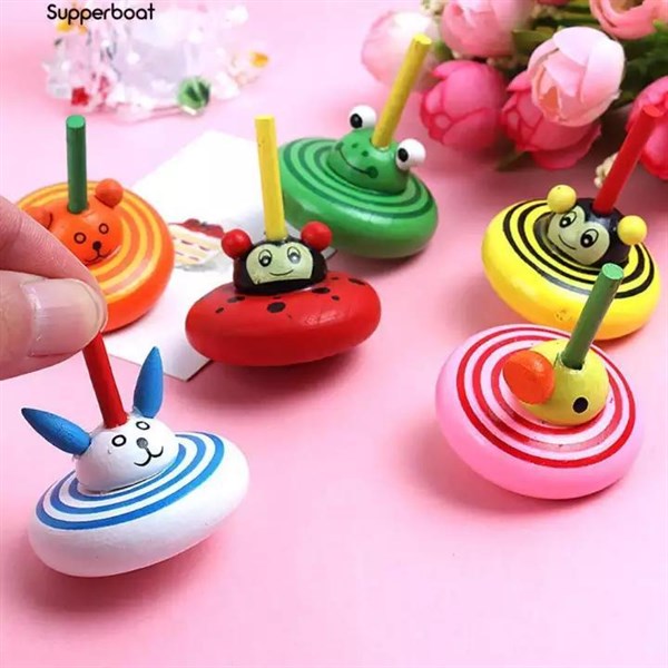 Đồ chơi con quay bằng gỗ