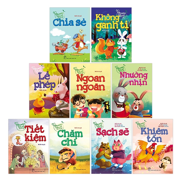 bộ 9 cuốn gieo mầm tính cách cho bé