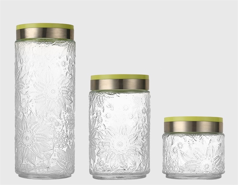 Set 3 hũ thuỷ tinh dung tích 400+600+1000ml mẫu mới