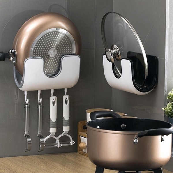 kệ đựng nắp vung có móc treo đa năng cao cấp hiệu ECOCO