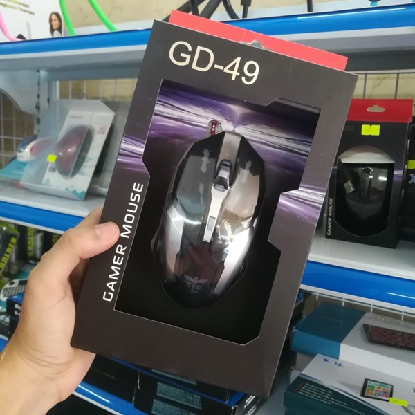 chuột dây chuyên game Led 7 màu GD 49