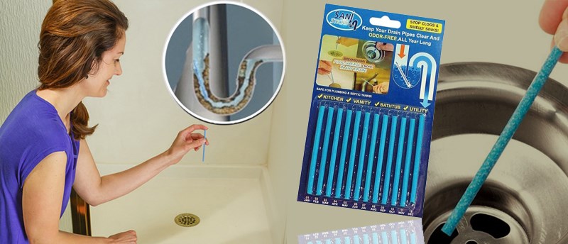 Que thông tắc cống