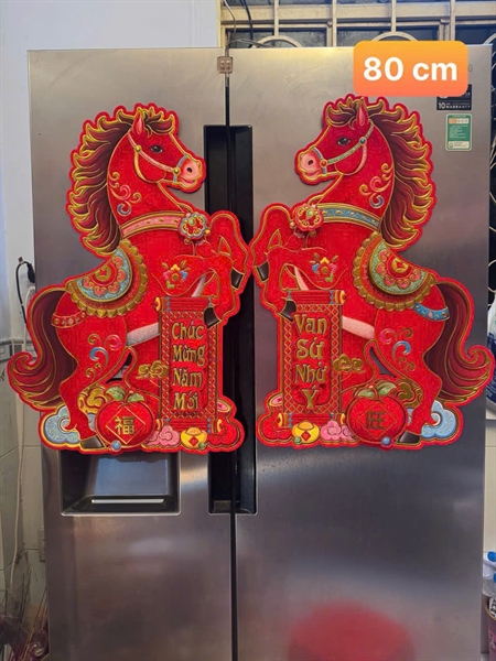 cặp ngựa ĐỎ SIZE 80CM