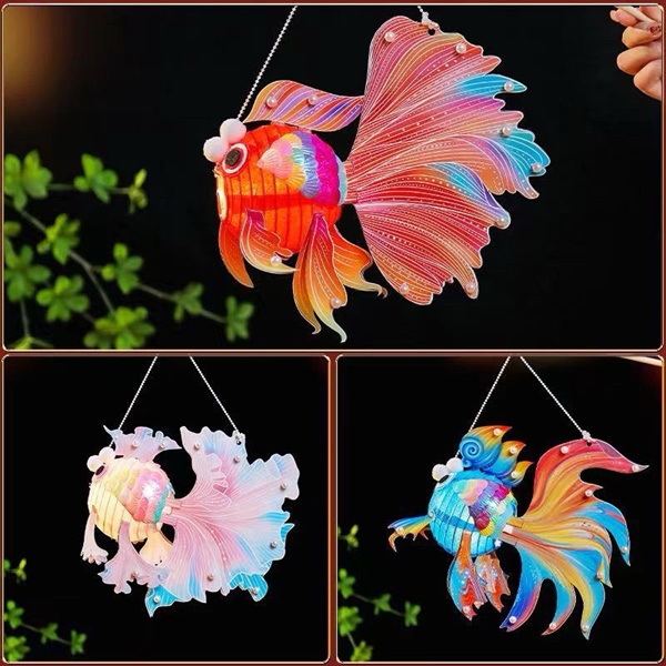 Lồng đèn cá có đèn mẫu 2024