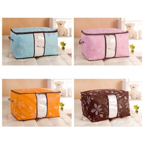 Túi đựng chăn màn vải không dệt có họa tiết