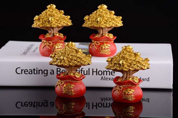 chậu kim tiền mini 8cm