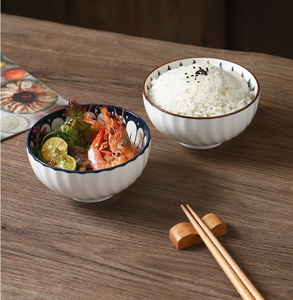 Hộp 4 chén thổ cẩm Nhật hàng KM