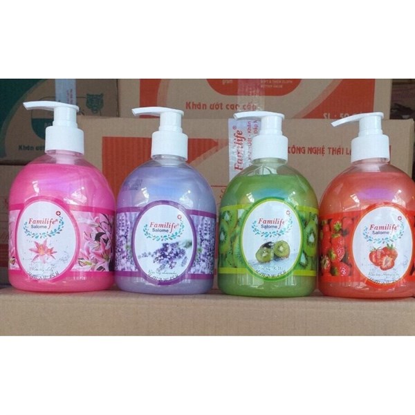 nước rửa tay salome farmiliar 500ml