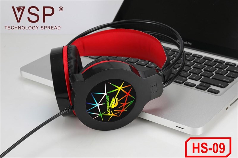 Headphone chuyên game có led Bosston HS-09 chính hãng