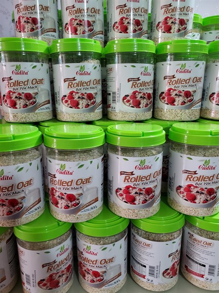 Yến mạch Úc nguyên chất Oatmeal hũ 500gram