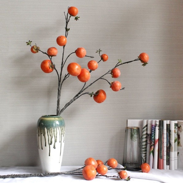 cành 7 trái hồng giả