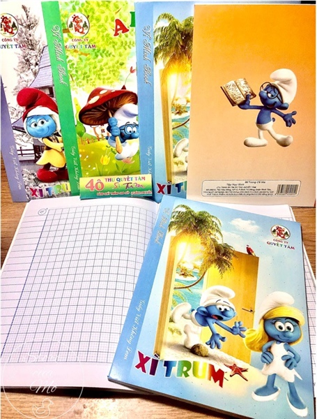 Tập ô ly Quyết Tâm 96 trang 70gsm lốc 10 cuốn