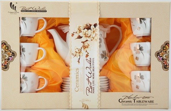 Bộ ấm trà hoa văn Hàn Quốc