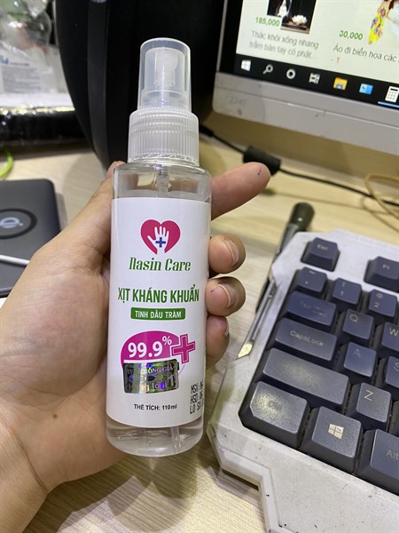 xịt kháng khuẩn Nasin Care 110ml hàng công ty