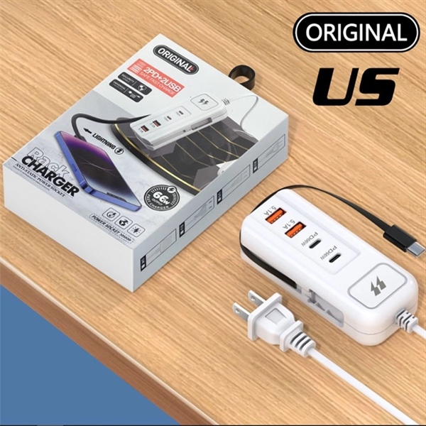 bộ sạc 66W Rack Charger 5 in 1 cao cấp