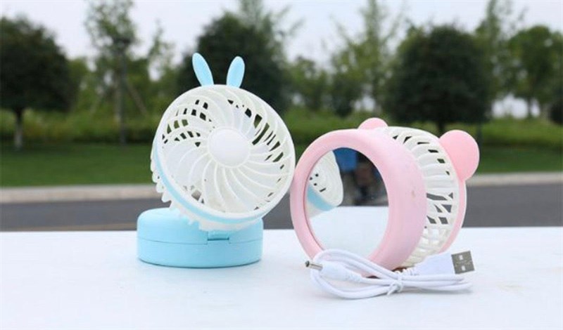 quạt gương thỏ