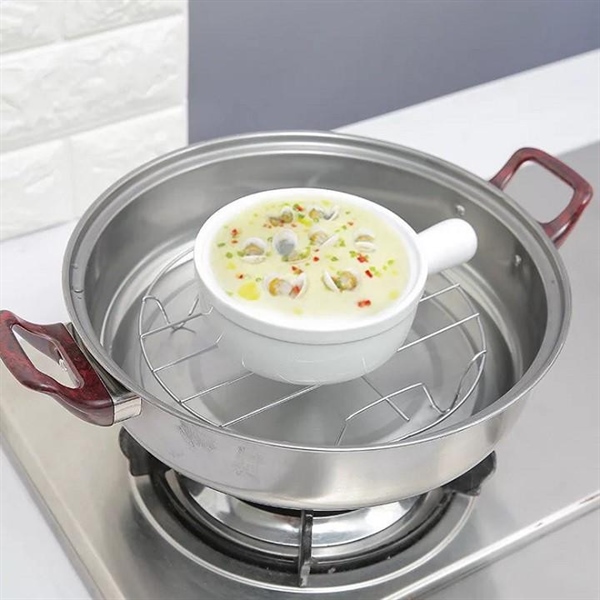 vỉ hấp inox 4 chân (không phải xửng hấp inox)