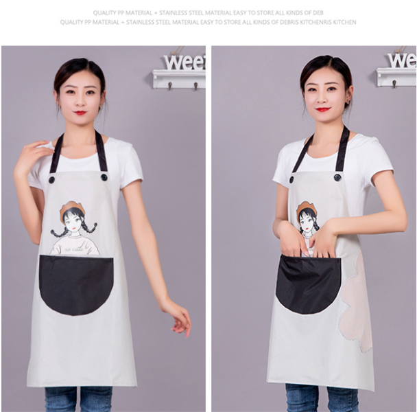 tạp dề hình cô gái mẫu mới