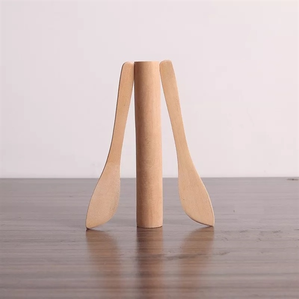 set dụng cụ làm bánh bằng gỗ hợp vệ sinh gồm cây lăn, vét bột, muỗng bánh