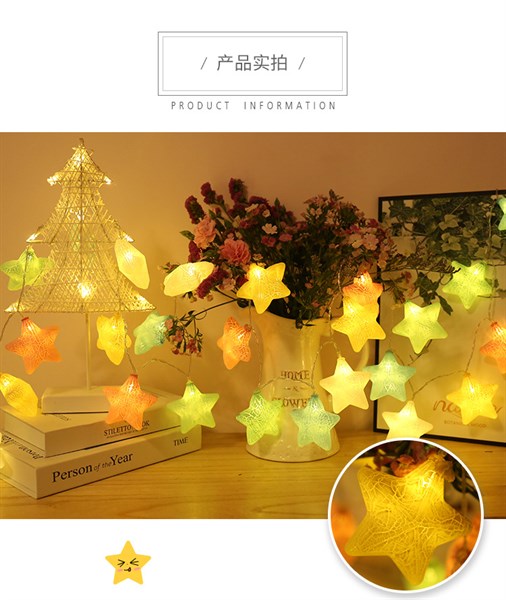 dây đèn led ngôi sao dài 4m5