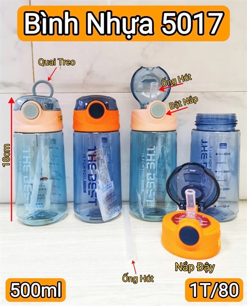 bình nước thể thao " the best " 500ml