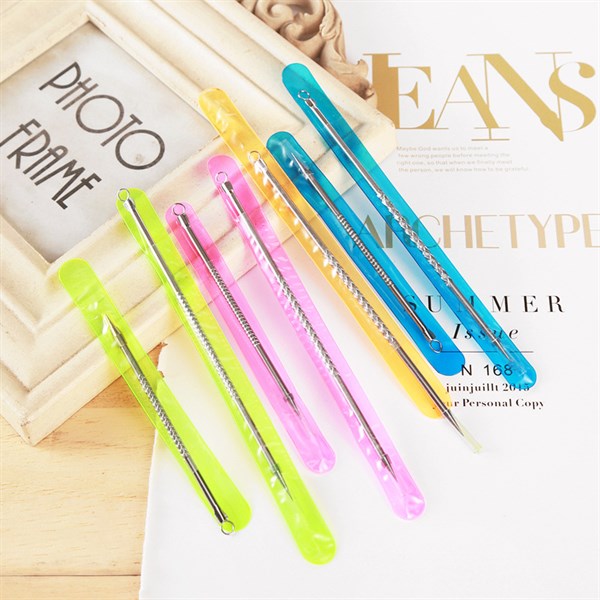 cây lấy mụn dài 8cm 2 đầu tiện lợi