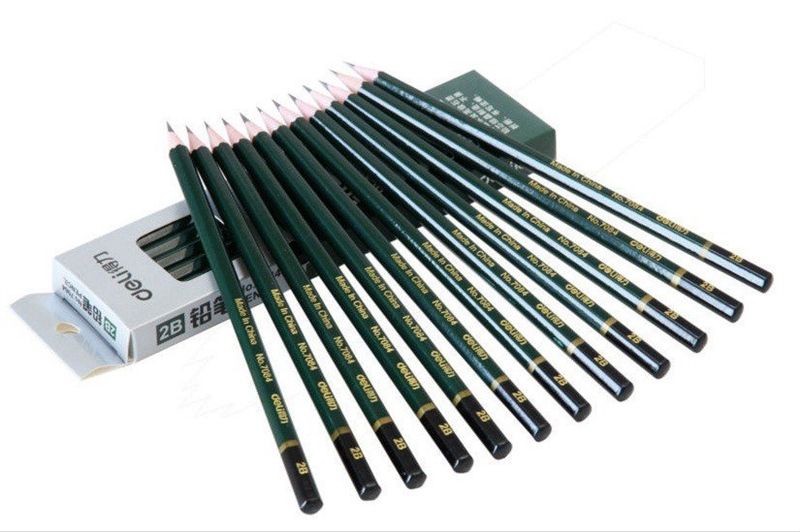 hộp 12 cây bút chì HB cao cấp