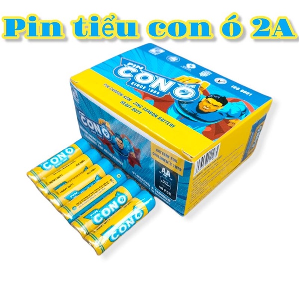 Hộp 40 viên Pin Con Ó 2A (Mẫu mới) loại xịn
