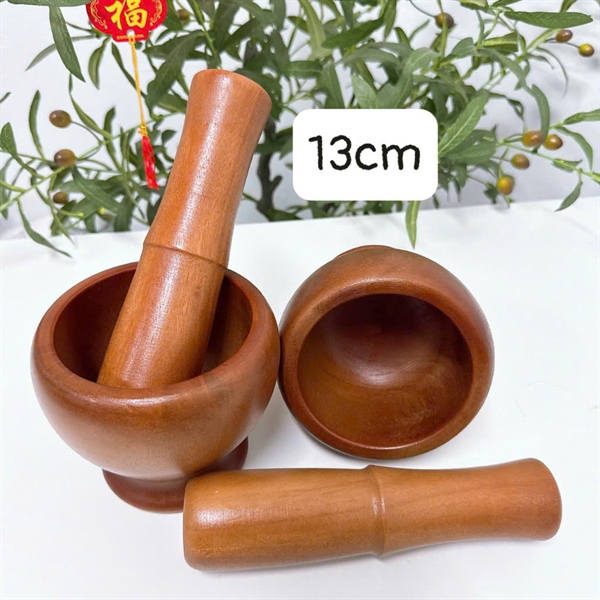 BỘ CHÀY CỐI GỖ SIZE 13CM