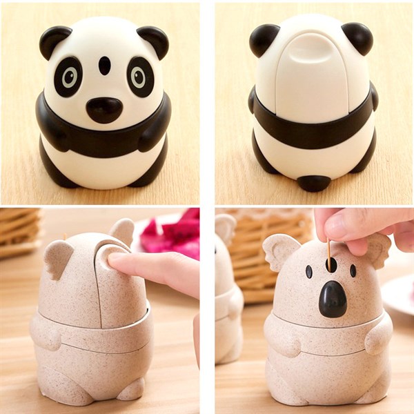 Hũ lấy tăm tự động hình gấu trúc