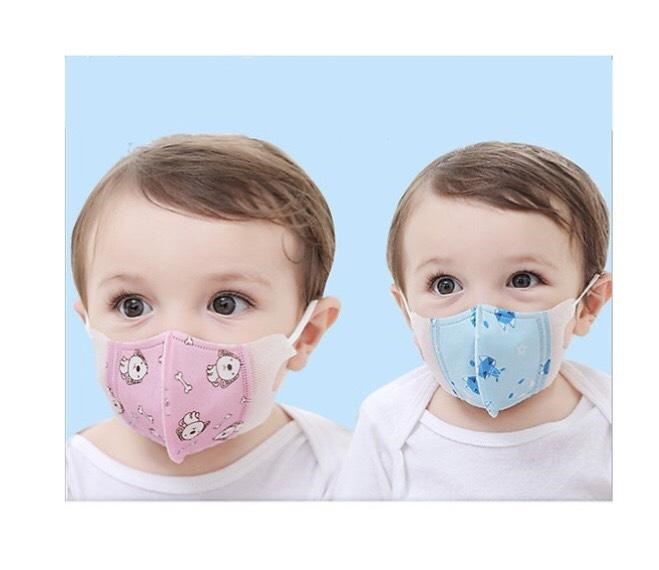 Bịch 5c khẩu trang 3 lớp kháng khuẩn chống bụi cho bé