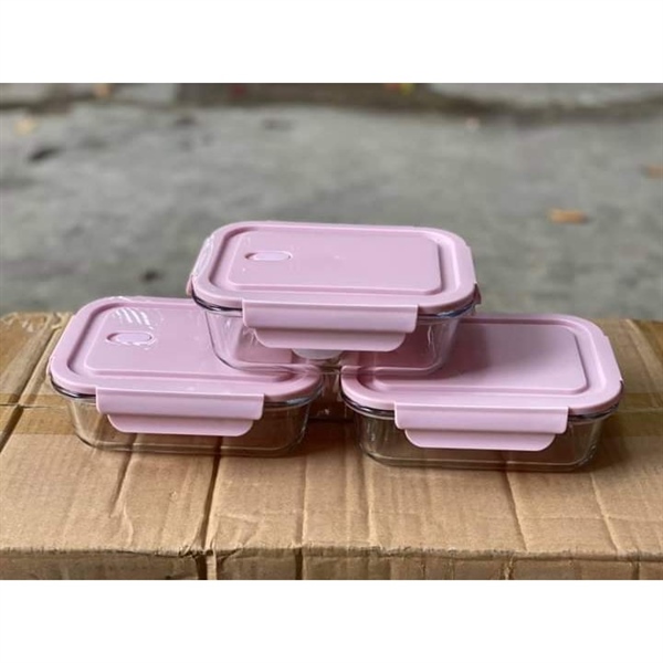 thố thuỷ tinh có nắp đậy loại dày 400ml