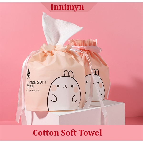 Khăn mặt khô Hàn Quốc dạng rút cute