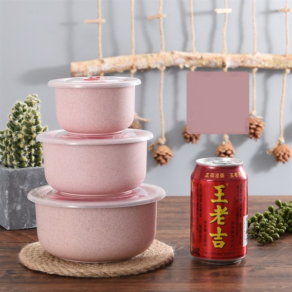 bộ 3 tô có nắp đậy lúa mạch
