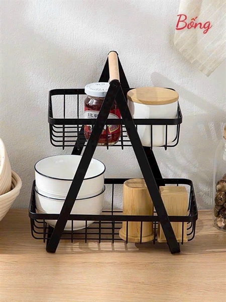 Kệ sắt chữ A 2 tầng đựng đồ đa năng mẫu mới