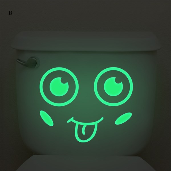 Decal dán bồn cầu dạ quang