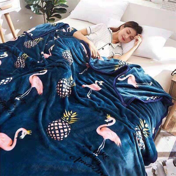 chăn lông tuyết mềm mịn hình thú 2m*2m3