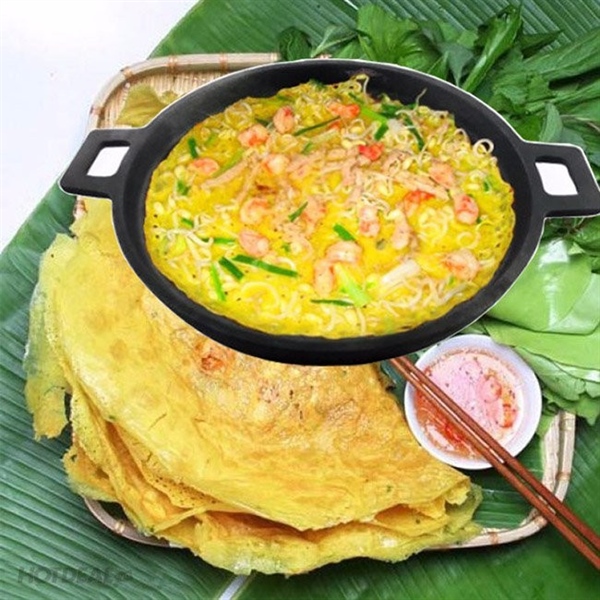 Khuôn đổ ốp la, bánh xèo size 22cm lớn