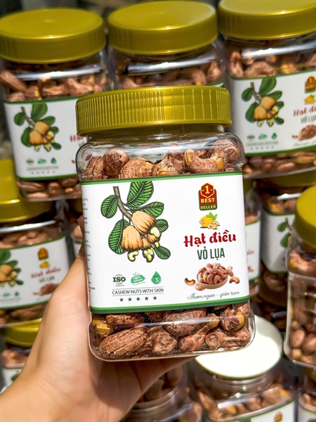 hạt điều vỏ lụa size cồ 500gr