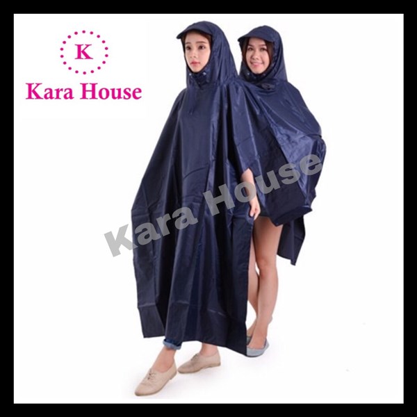 áo mưa 2 đầu vải dù siêu dày kara