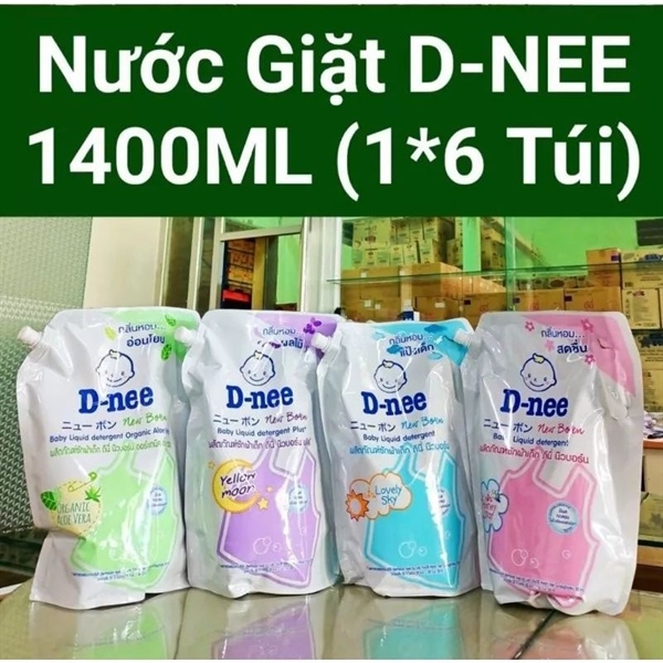 Nước giặt Dnee túi 1300ml hàng nội địa Thái xịn
